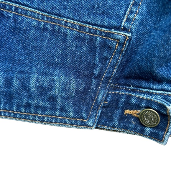 Vintage SPIDER-MAN Denim Jacket 2002 MARVEL w/ EMBROIDERED & LEATHER PATCH - LRG - Picture 12 of 16